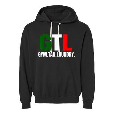 Gym Tan Laundry GTL New Jersey Garden NJ Shore Italian Flag Garment-Dyed Fleece Hoodie