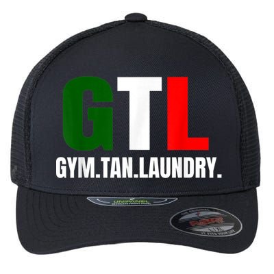 Gym Tan Laundry GTL New Jersey Garden NJ Shore Italian Flag Flexfit Unipanel Trucker Cap