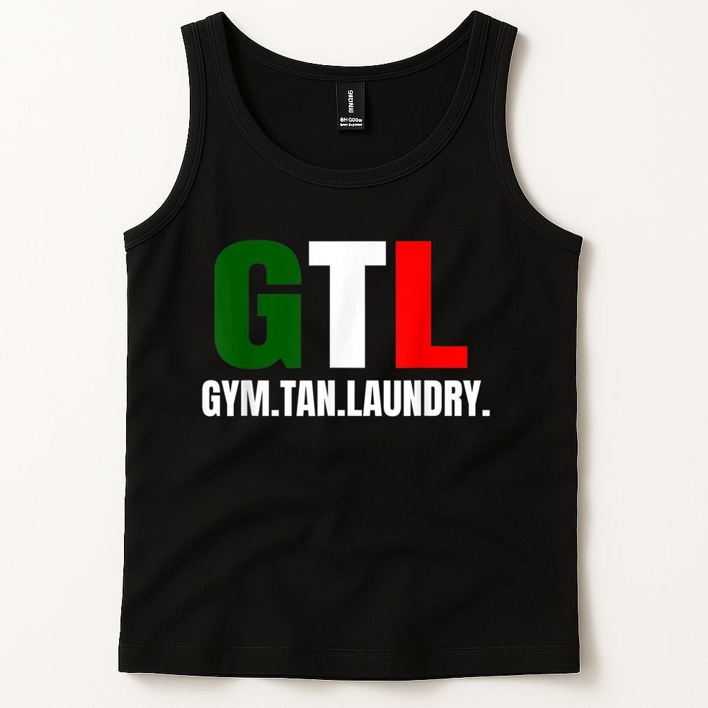 Gym Tan Laundry GTL New Jersey Garden NJ Shore Italian Flag Tank Top