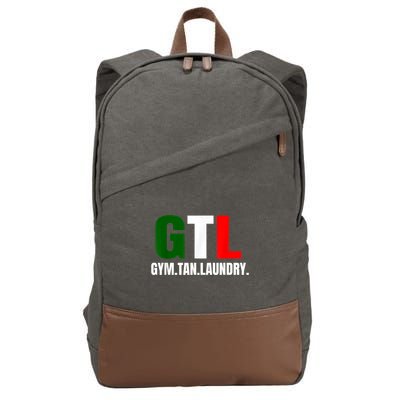 Gym Tan Laundry GTL New Jersey Garden NJ Shore Italian Flag Cotton Canvas Backpack