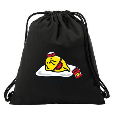 Gudetama The Lazy Egg Diner Server Break Time Drawstring Bag