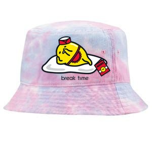 Gudetama The Lazy Egg Diner Server Break Time Tie-Dyed Bucket Hat