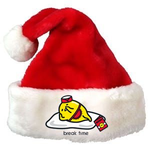 Gudetama The Lazy Egg Diner Server Break Time Premium Christmas Santa Hat