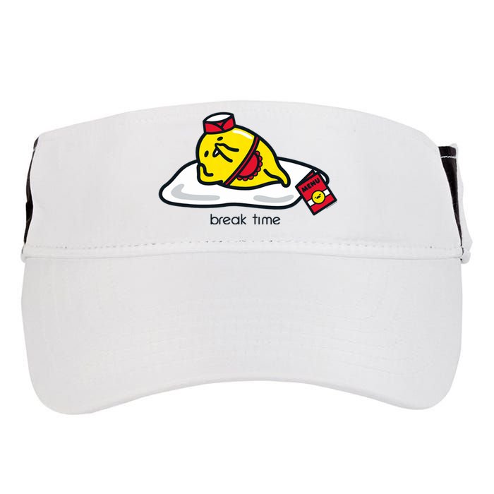 Gudetama The Lazy Egg Diner Server Break Time Adult Drive Performance Visor