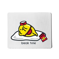 Gudetama The Lazy Egg Diner Server Break Time Mousepad