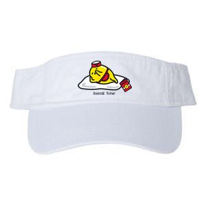 Gudetama The Lazy Egg Diner Server Break Time Valucap Bio-Washed Visor