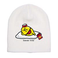 Gudetama The Lazy Egg Diner Server Break Time Short Acrylic Beanie