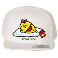 Gudetama The Lazy Egg Diner Server Break Time Wool Snapback Cap