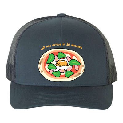 Gudetama The Lazy Egg Pizza Cool Gift Yupoong Adult 5-Panel Trucker Hat