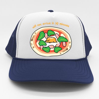 Gudetama The Lazy Egg Pizza Cool Gift Trucker Hat