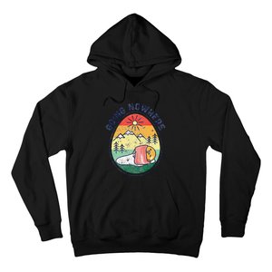 Gudetama the Lazy Egg Camping Going Nowhere Hoodie