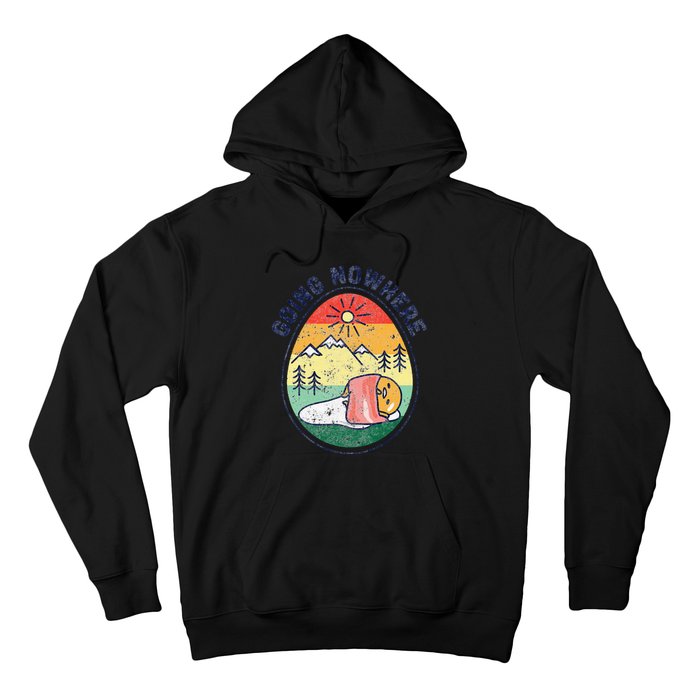 Gudetama the Lazy Egg Camping Going Nowhere Hoodie