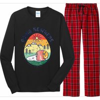 Gudetama the Lazy Egg Camping Going Nowhere Long Sleeve Pajama Set