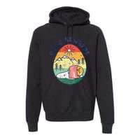 Gudetama the Lazy Egg Camping Going Nowhere Premium Hoodie