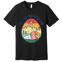 Gudetama the Lazy Egg Camping Going Nowhere Premium T-Shirt