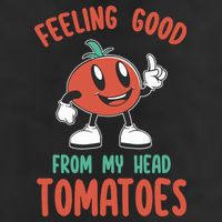 Groovy Tomato Lover Vegan Feeling Good From My Head Tomatoes Adult Drive Performance Visor