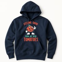 Groovy Tomato Lover Vegan Feeling Good From My Head Tomatoes Hoodie