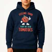 Groovy Tomato Lover Vegan Feeling Good From My Head Tomatoes Hoodie