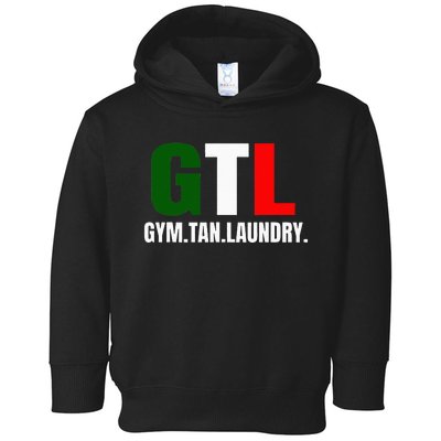 Gym Tan Laundry GTL New Jersey Garden NJ Shore Italian Flag Toddler Hoodie