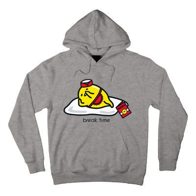 Gudetama The Lazy Egg Diner Server Break Time Tall Hoodie