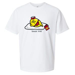 Gudetama The Lazy Egg Diner Server Break Time Sueded Cloud Jersey T-Shirt