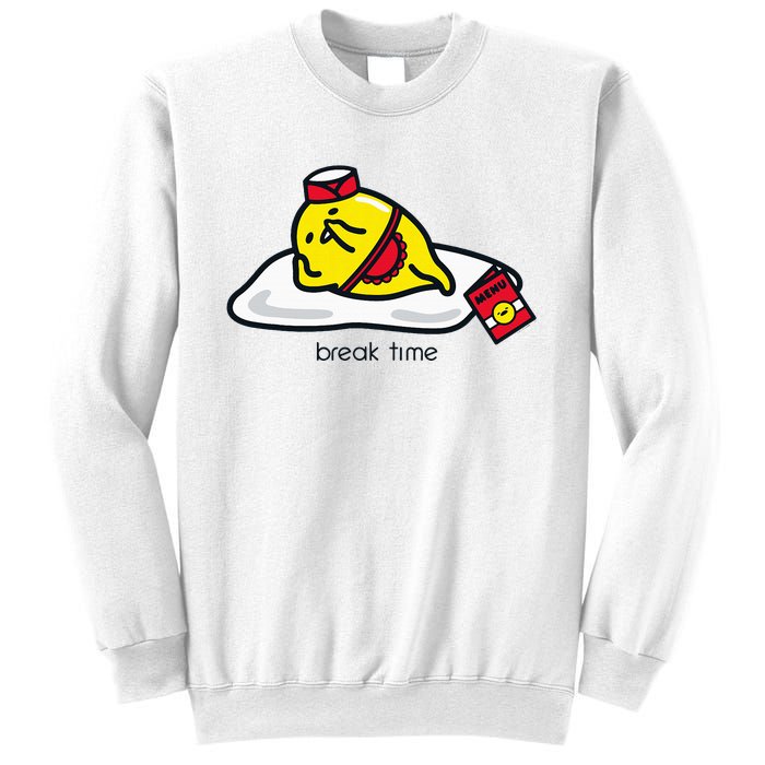 Gudetama The Lazy Egg Diner Server Break Time Sweatshirt