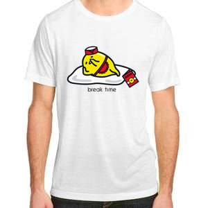 Gudetama The Lazy Egg Diner Server Break Time Adult ChromaSoft Performance T-Shirt