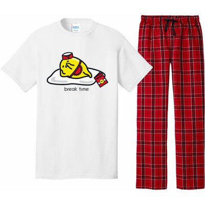 Gudetama The Lazy Egg Diner Server Break Time Pajama Set