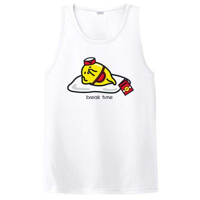 Gudetama The Lazy Egg Diner Server Break Time PosiCharge Competitor Tank