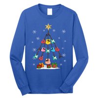 Guitar Tree Lights Christmas Pajamas Guitar Lovers Xmas Tree Cool Gift Long Sleeve Shirt