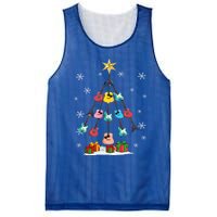 Guitar Tree Lights Christmas Pajamas Guitar Lovers Xmas Tree Cool Gift Mesh Reversible Basketball Jersey Tank