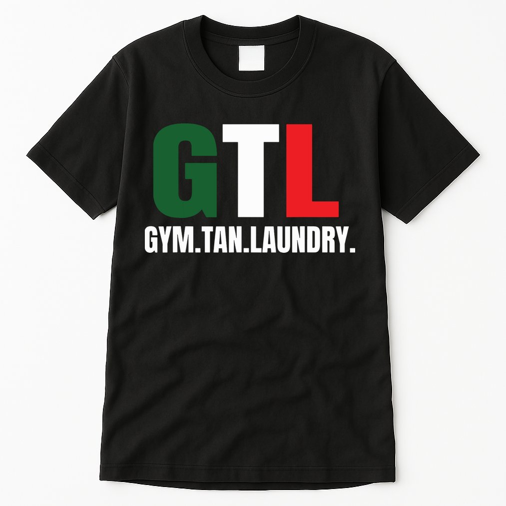 Gym Tan Laundry Gtl New Jersey Garden Nj Shore Italian Flag Tall T-Shirt