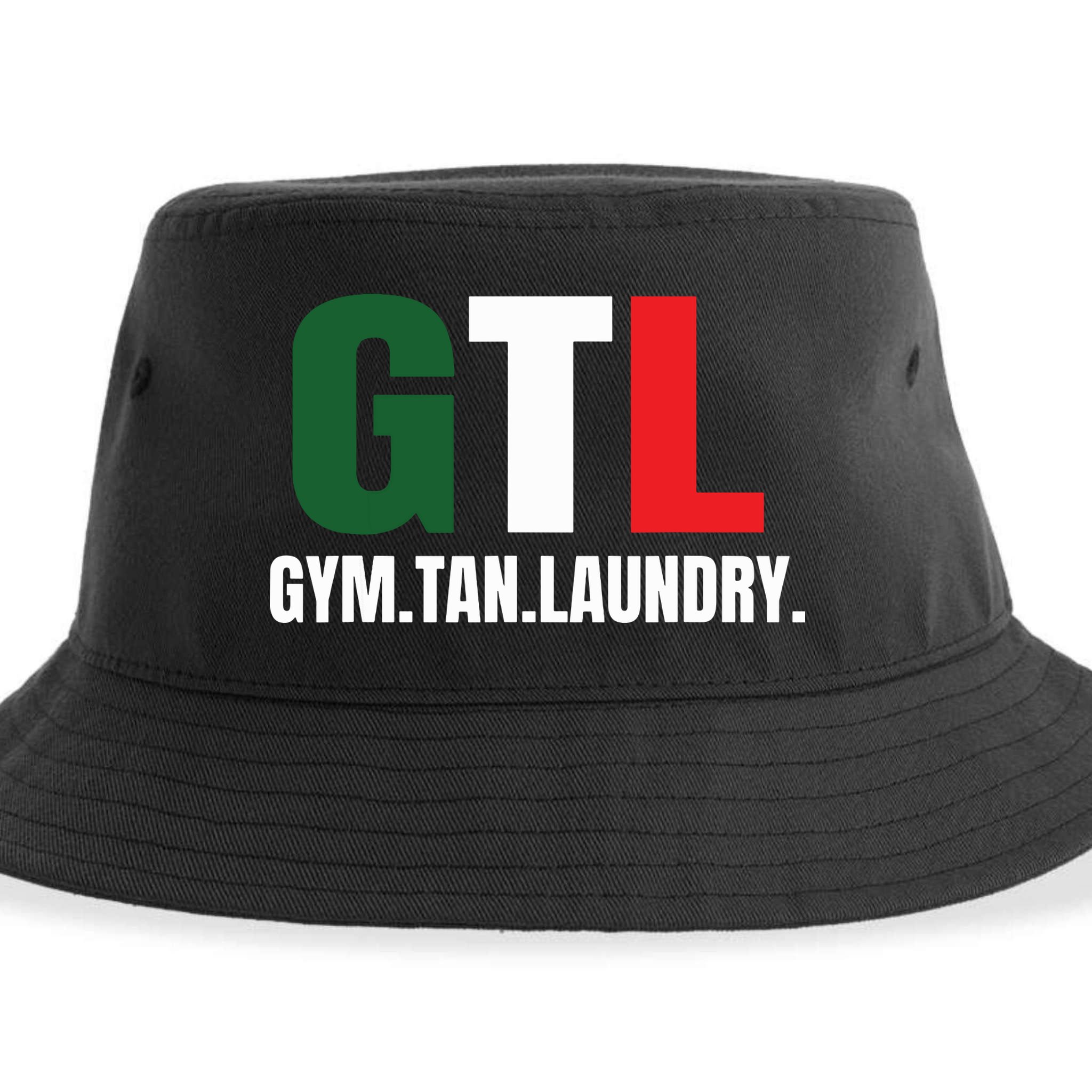 Gym Tan Laundry Gtl New Jersey Garden Nj Shore Italian Flag Sustainable Bucket Hat