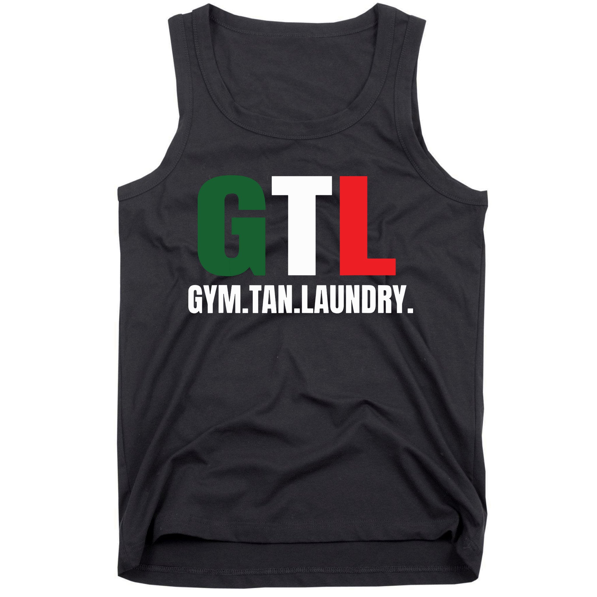Gym Tan Laundry Gtl New Jersey Garden Nj Shore Italian Flag Tank Top