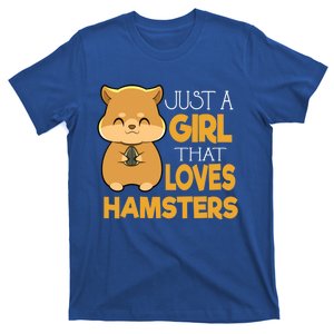 Girl That Loves Hamsters Gift T-Shirt