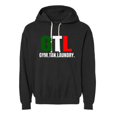 Gym Tan Laundry GTL New Jersey Garden NJ Shore Italian Flag Garment-Dyed Fleece Hoodie