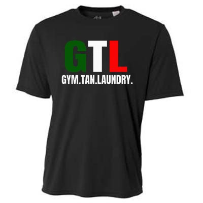 Gym Tan Laundry GTL New Jersey Garden NJ Shore Italian Flag Cooling Performance Crew T-Shirt