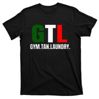 Gym Tan Laundry GTL New Jersey Garden NJ Shore Italian Flag T-Shirt