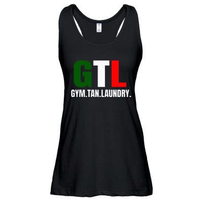 Gym Tan Laundry GTL New Jersey Garden NJ Shore Italian Flag Ladies Essential Flowy Tank