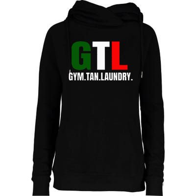 Gym Tan Laundry GTL New Jersey Garden NJ Shore Italian Flag Womens Funnel Neck Pullover Hood