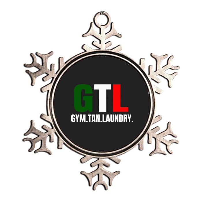 Gym Tan Laundry GTL New Jersey Garden NJ Shore Italian Flag Metallic Star Ornament