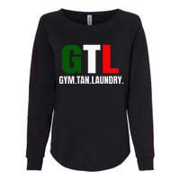 Gym Tan Laundry GTL New Jersey Garden NJ Shore Italian Flag Womens California Wash Sweatshirt