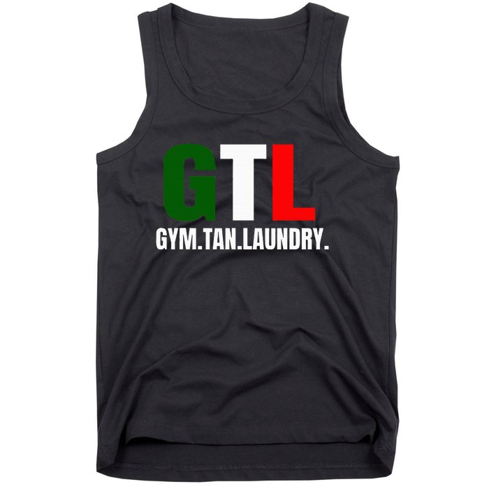 Gym Tan Laundry GTL New Jersey Garden NJ Shore Italian Flag Tank Top