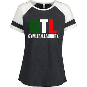 Gym Tan Laundry GTL New Jersey Garden NJ Shore Italian Flag Enza Ladies Jersey Colorblock Tee