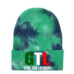 Gym Tan Laundry GTL New Jersey Garden NJ Shore Italian Flag Tie Dye 12in Knit Beanie