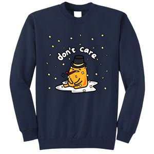 Gudetama The Lazy Egg Japan Don't Care Japan Tall Sweatshirt