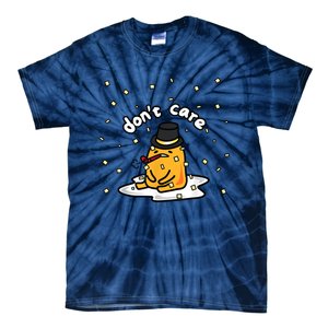 Gudetama The Lazy Egg Japan Don't Care Japan Tie-Dye T-Shirt