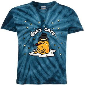 Gudetama The Lazy Egg Japan Don't Care Japan Kids Tie-Dye T-Shirt