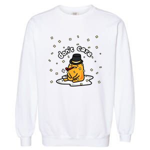 Gudetama The Lazy Egg Japan Don't Care Japan Garment-Dyed Sweatshirt