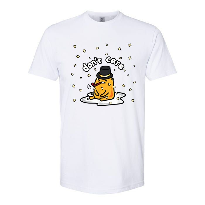 Gudetama The Lazy Egg Japan Don't Care Japan Softstyle CVC T-Shirt